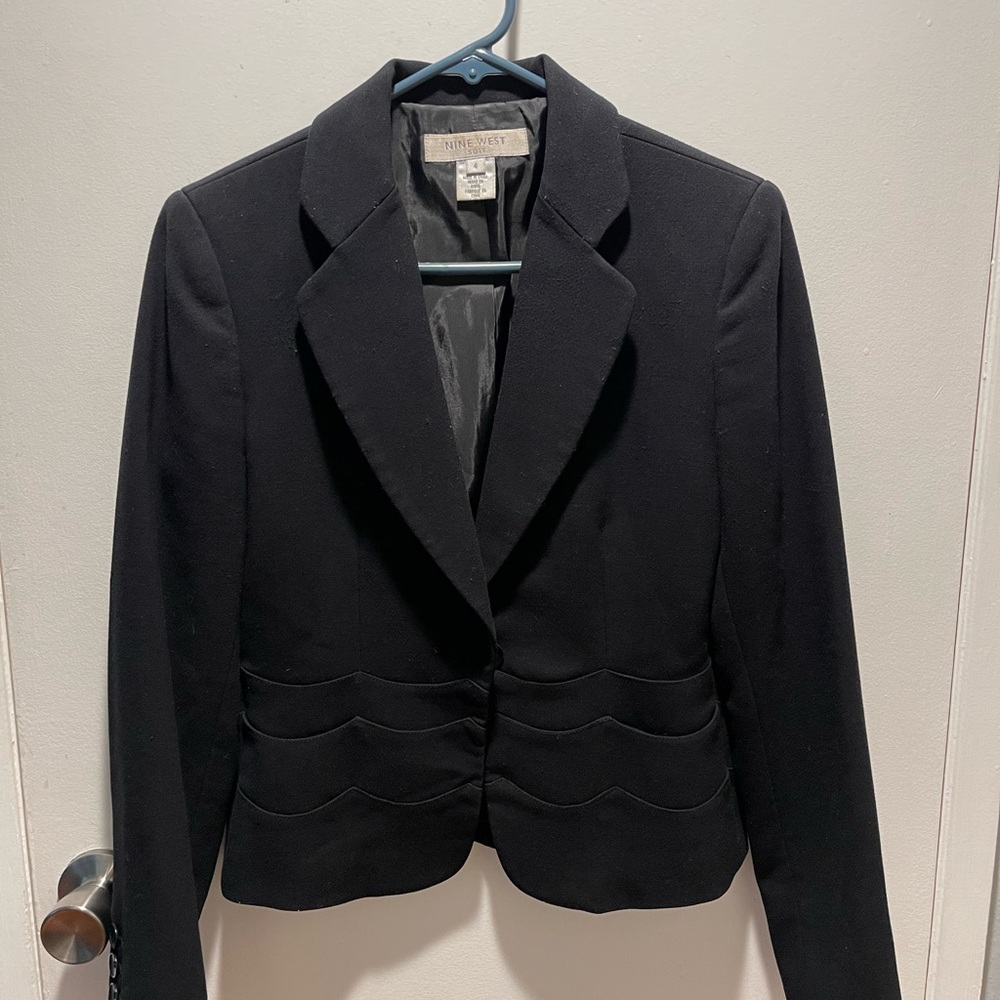 Nine West Women's Elegant Black Suit Jacket